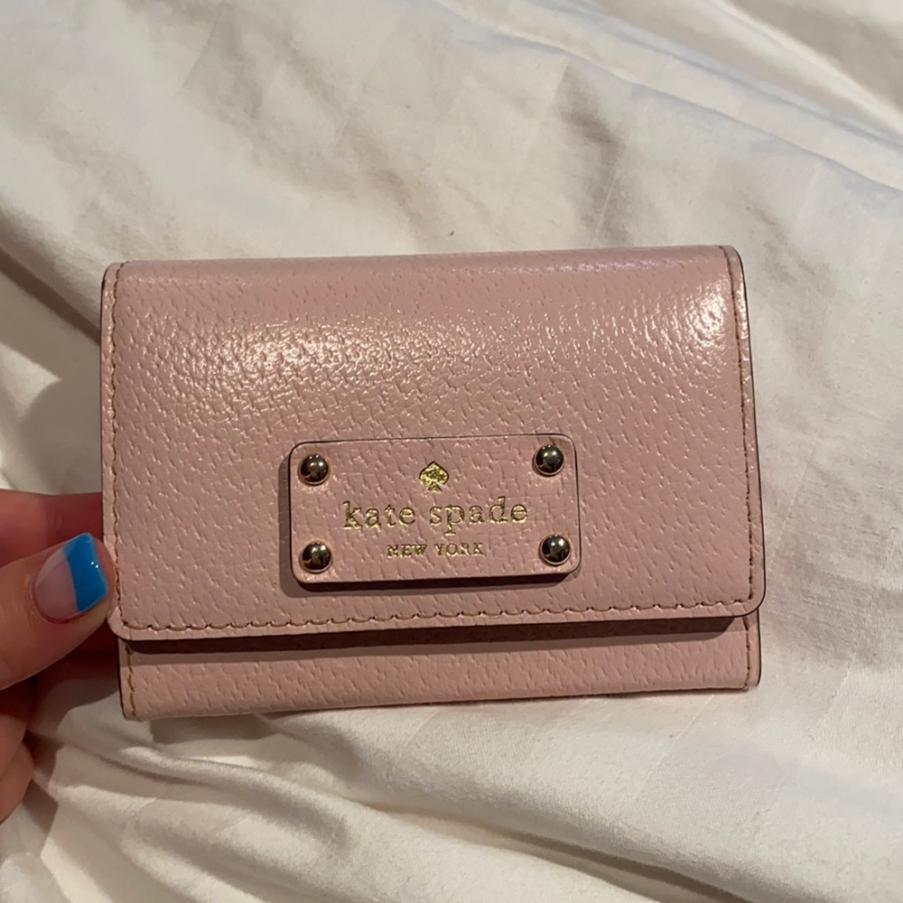 Kate Spade bifold keychain change wallet